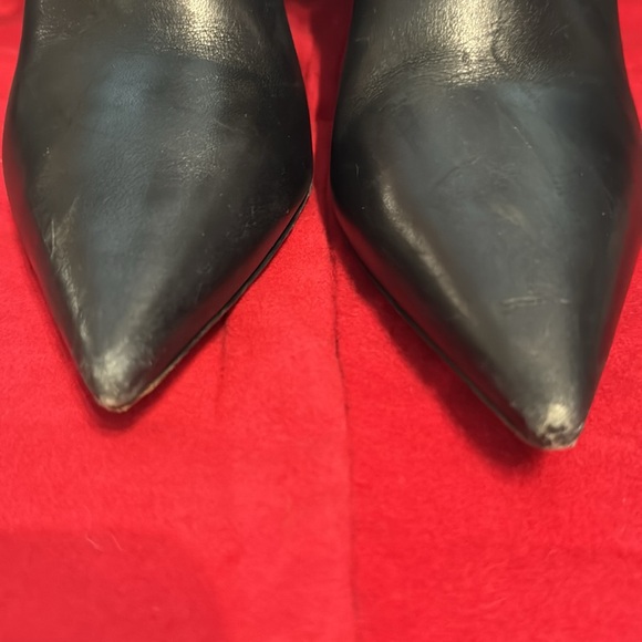 Christian Louboutin Studded Leather Ankle Boots – Black – Size 37.5 - Picture 7 of 16